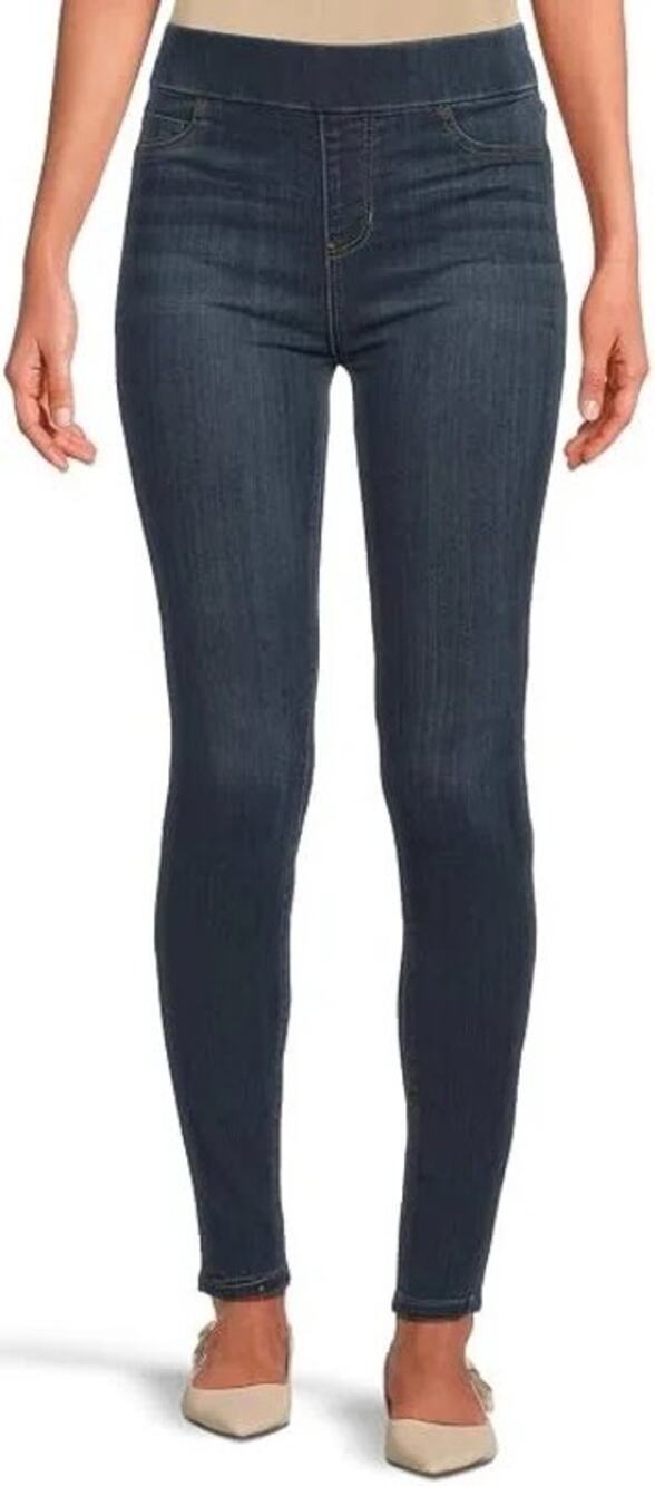 Liverpool Jeans Denim Legging Size 6 Pull On Jegging Rinse Wash Elastic Waist